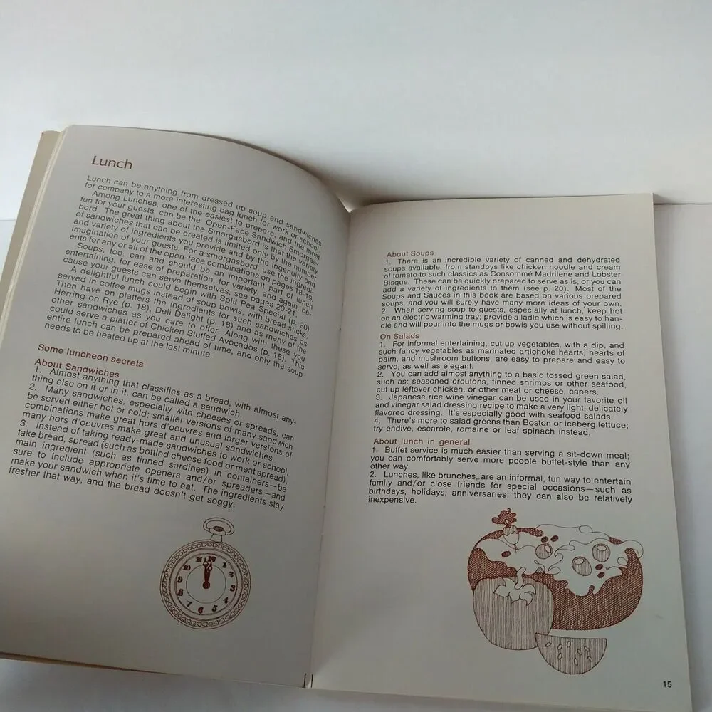 Fast But Fancy‎ Secrets for Gourmet Entertaining Cookbook 1975 Recipe Booklet